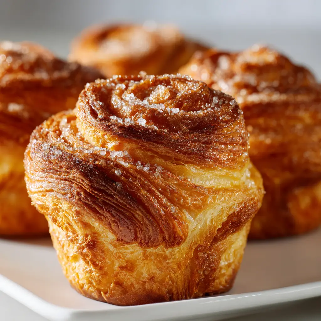 Cinnamon Cruffins with Cinnamon Sugar