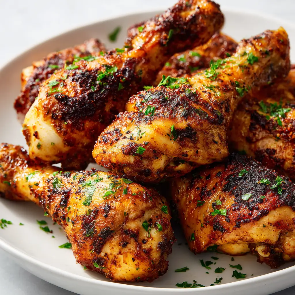 Oven-Baked Chicken Drumsticks with Crispy Skin